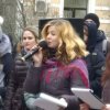 Покладання квітів до пам'ятника Бориса Грінченка