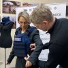Представники ФЖ на презентації бронежилетів НСЖУ 