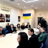 Представники ФЖ на презентації бронежилетів НСЖУ 