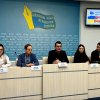Представники ФЖ на презентації бронежилетів НСЖУ 