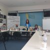 Майстер-клас воєнних журналістів Олександри Єфименко і Руслана Халапова у пресцентрі НСЖУ (16 травня 2023 року)